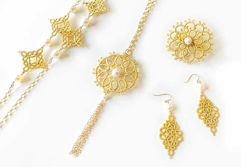 Gold-Knot / Gold Leaf Jewelry Turns Kanazawa Craft into Fashion