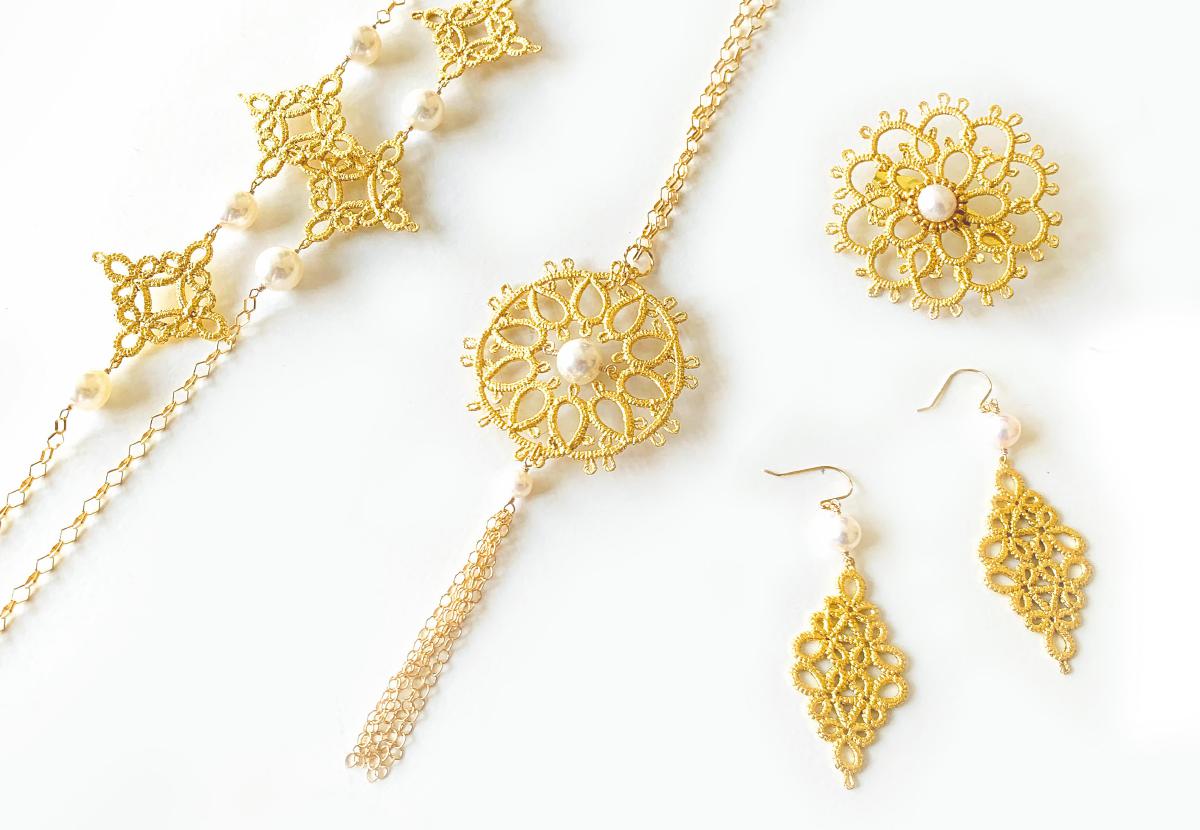Gold-Knot / Gold Leaf Jewelry Turns Kanazawa Craft into Fashion