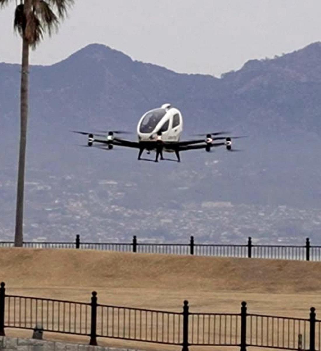 Flying Car Completes Japan's 1st Manned Open-Air Test Flight - The Japan News