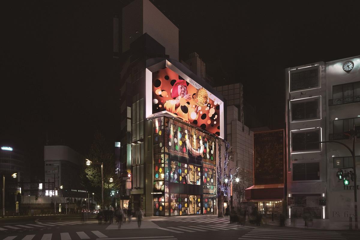 3D billboards to celebrate the reveal of the Louis Vuitton and