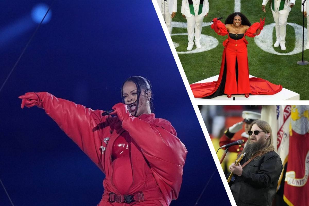 Rihanna Delivers Soaring Super Bowl Halftime Performance