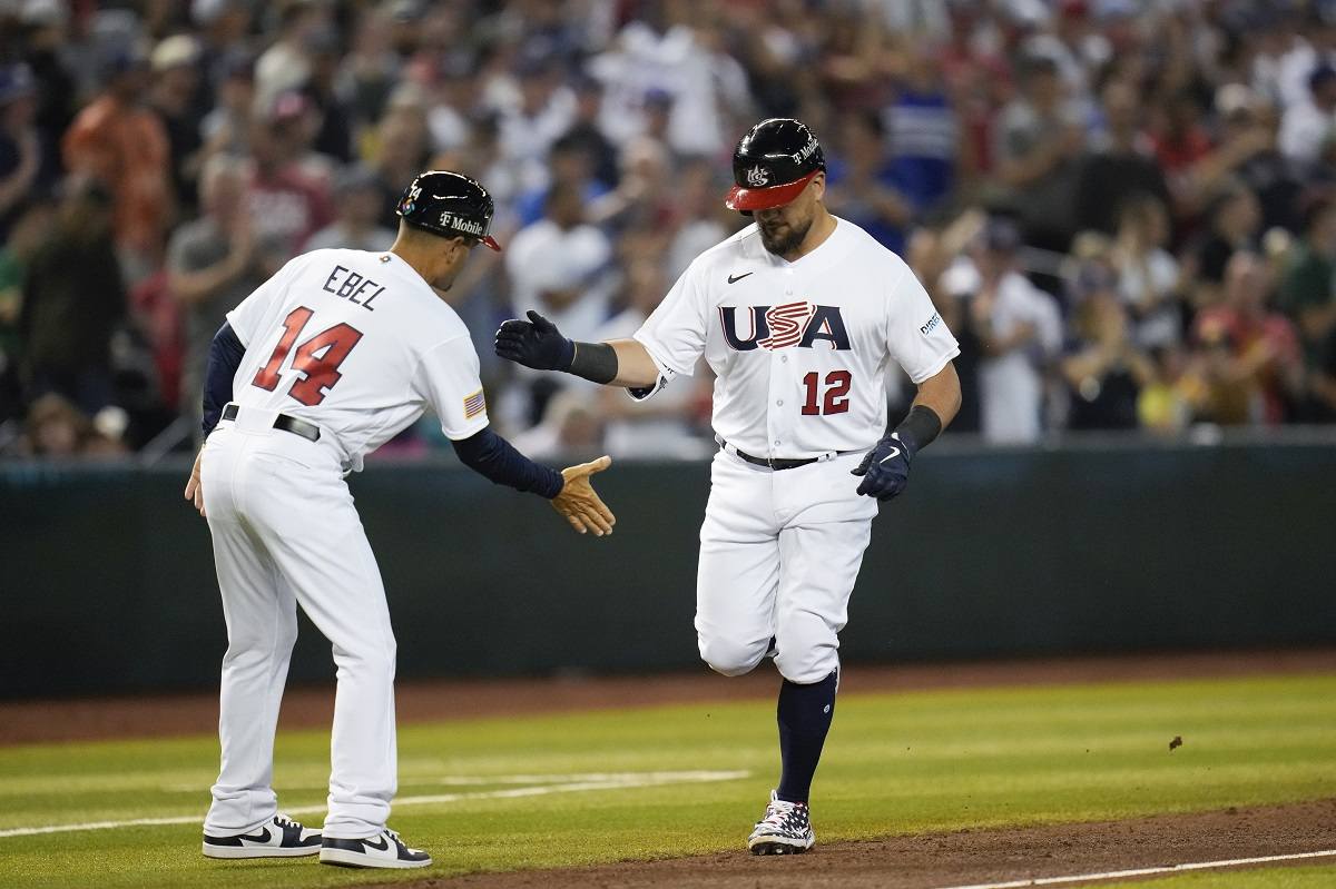 Great Britain vs. United States in World Baseball Classic 2023