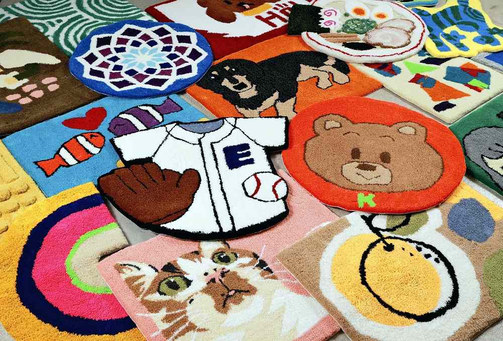 Tufting, the most popular textile technique to create colorful rugs