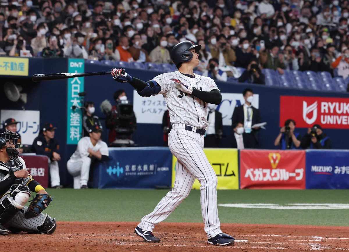 Shohei Ohtani Homers in WBC Warmup Game - The Japan News