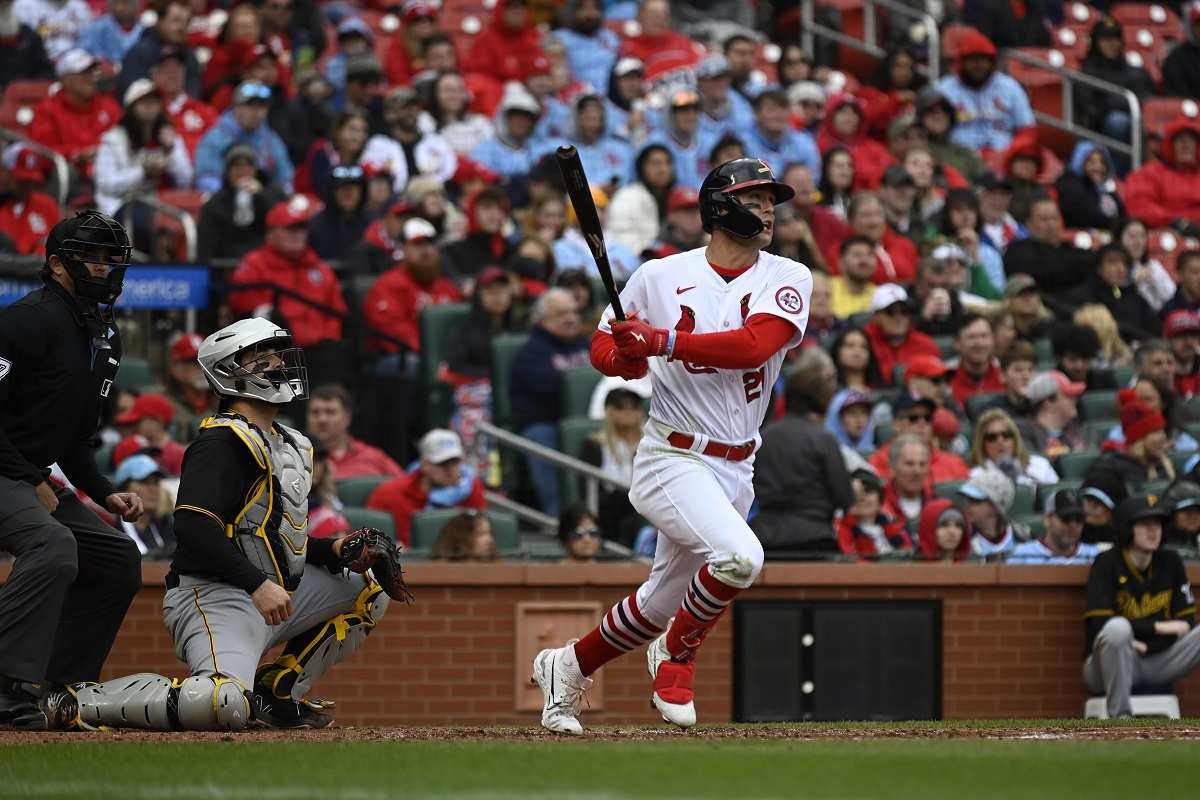 St. Louis Cardinals outfielder Lars Nootbaar struggling