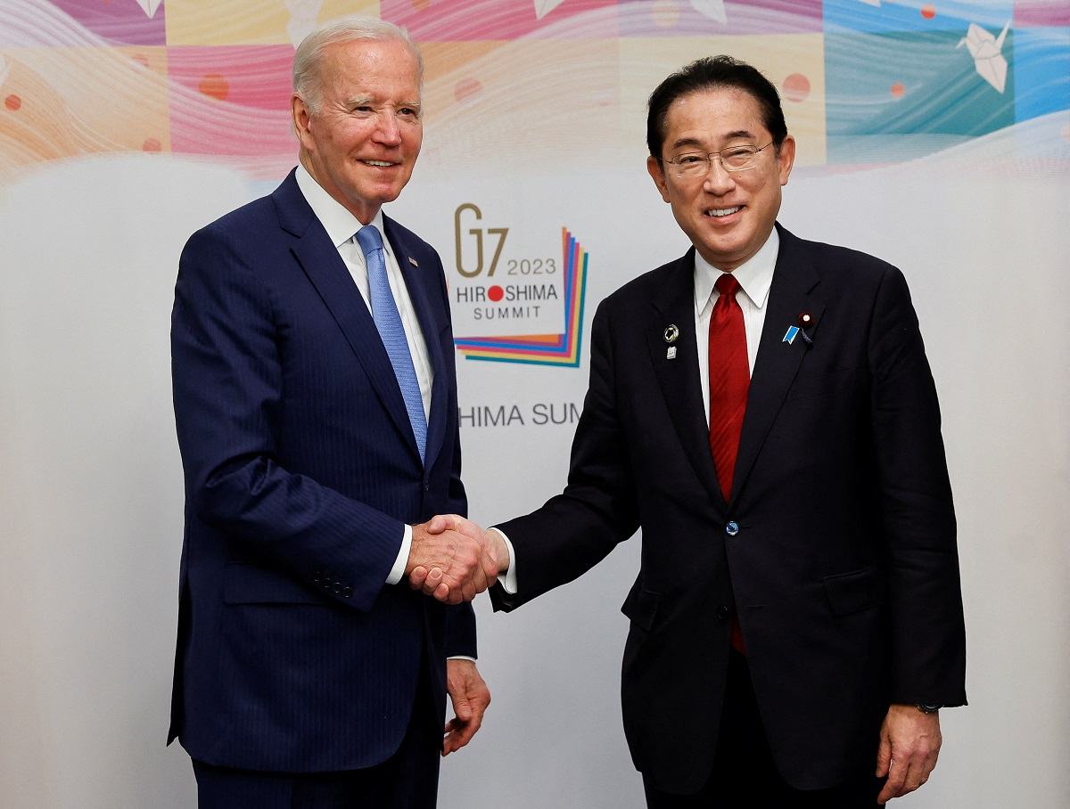 Kishida, Biden Affirm JapanU.S. Unity ahead of G7 Summit The Japan News