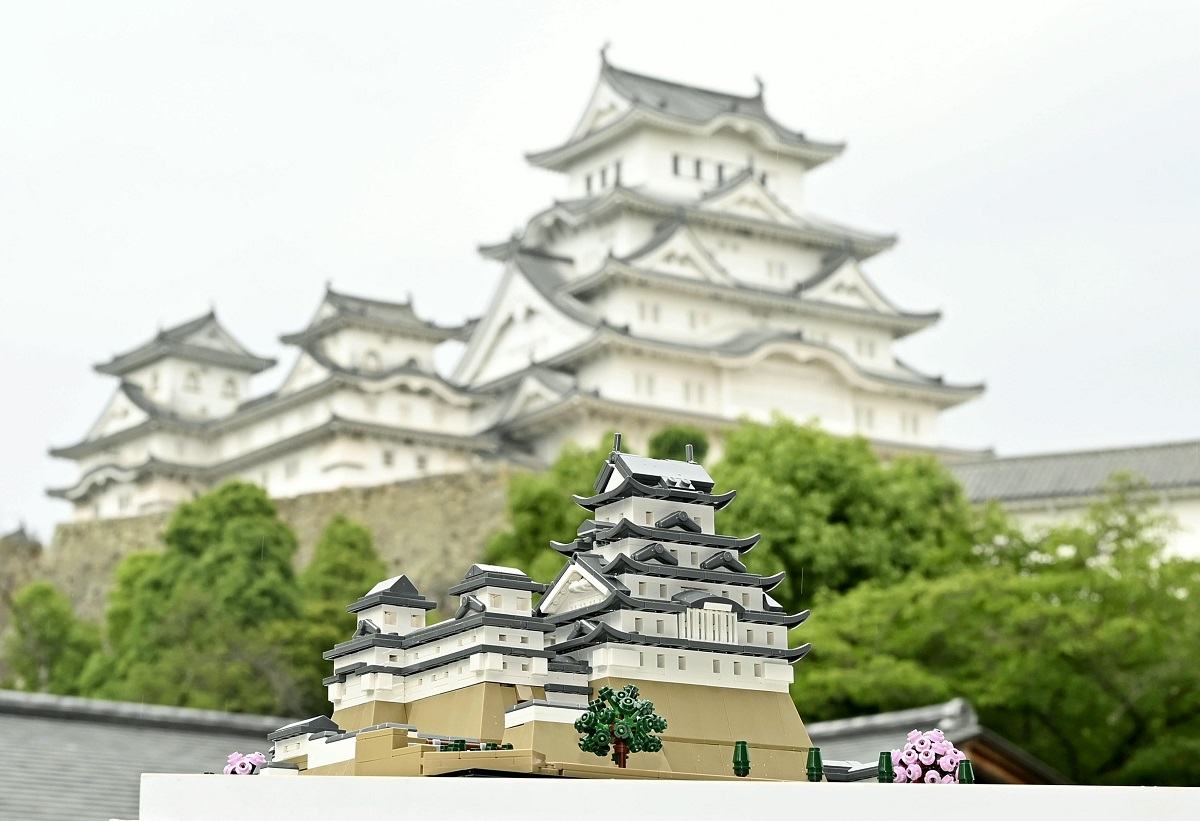 Hyogo Himeji Castle Joins Group With Own Lego Model The Japan News