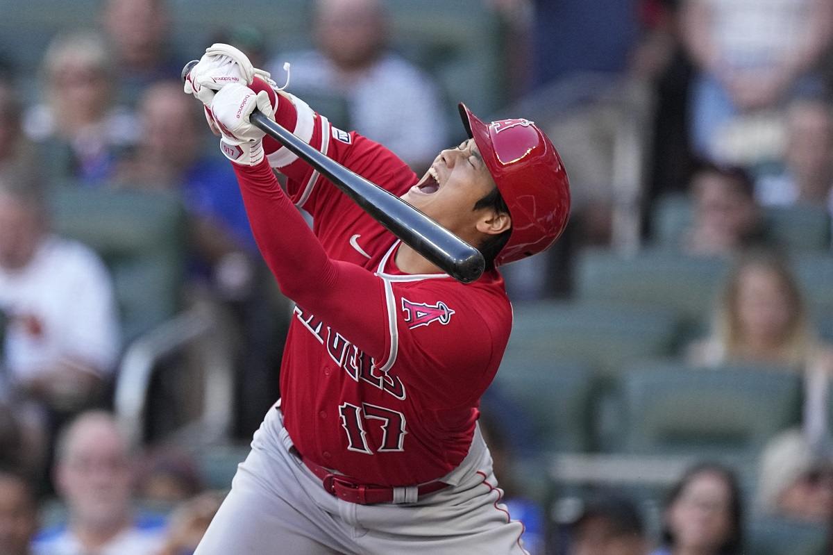 Angels use 3 solo homers to cool off MLB-leading Braves with 4-1