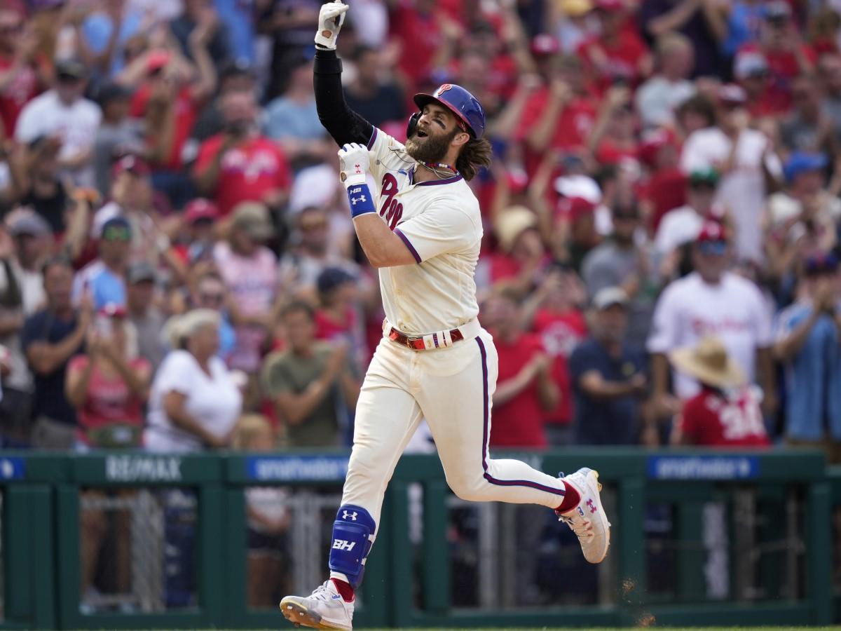 Bryce Harper smashes 300th career home run in dramatic fashion vs. Angels