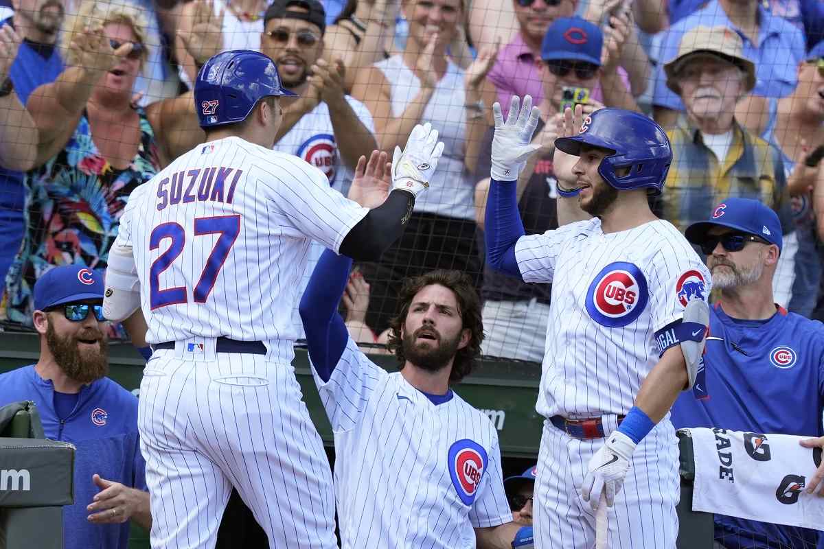 Chicago Cubs' Nick Madrigal against the San Francisco Giants