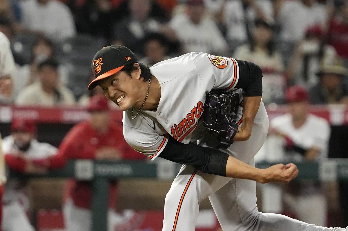 Orioles activate Japanese right-hander Shintaro Fujinami 2 days