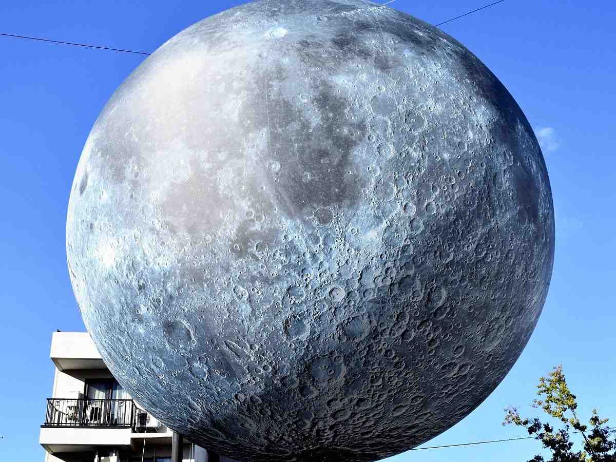 Streets Adorned With Moon Art in Tokyo's Shimokitazawa Area