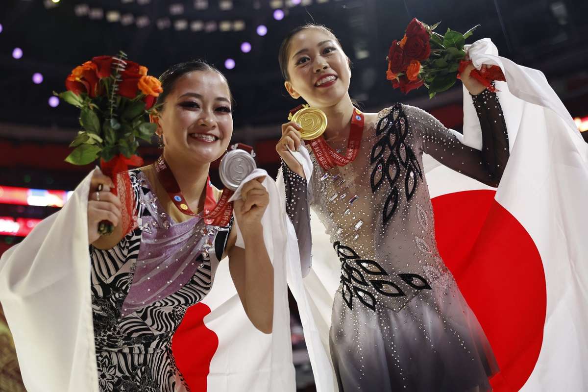 ISU Hana Yoshida Gains Gold, Rinka Watanabe Siver in Cup of China