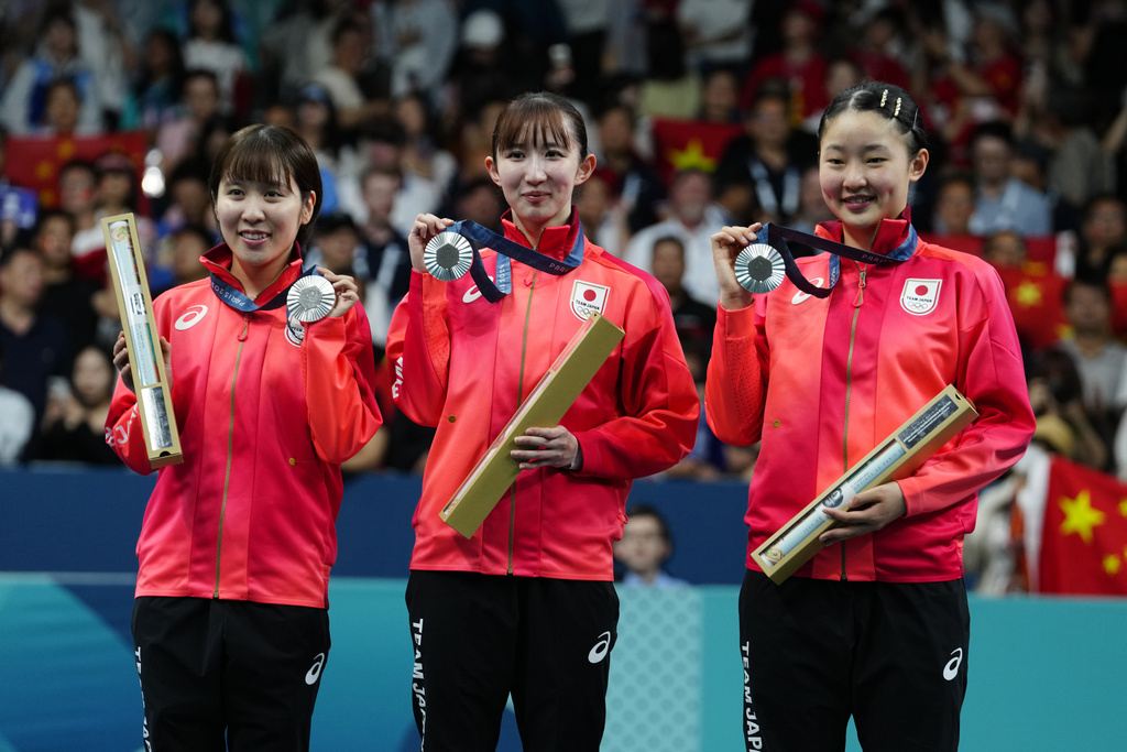 Japan Earns Silver in Women’s Team Table Tennis in Paris The Japan News