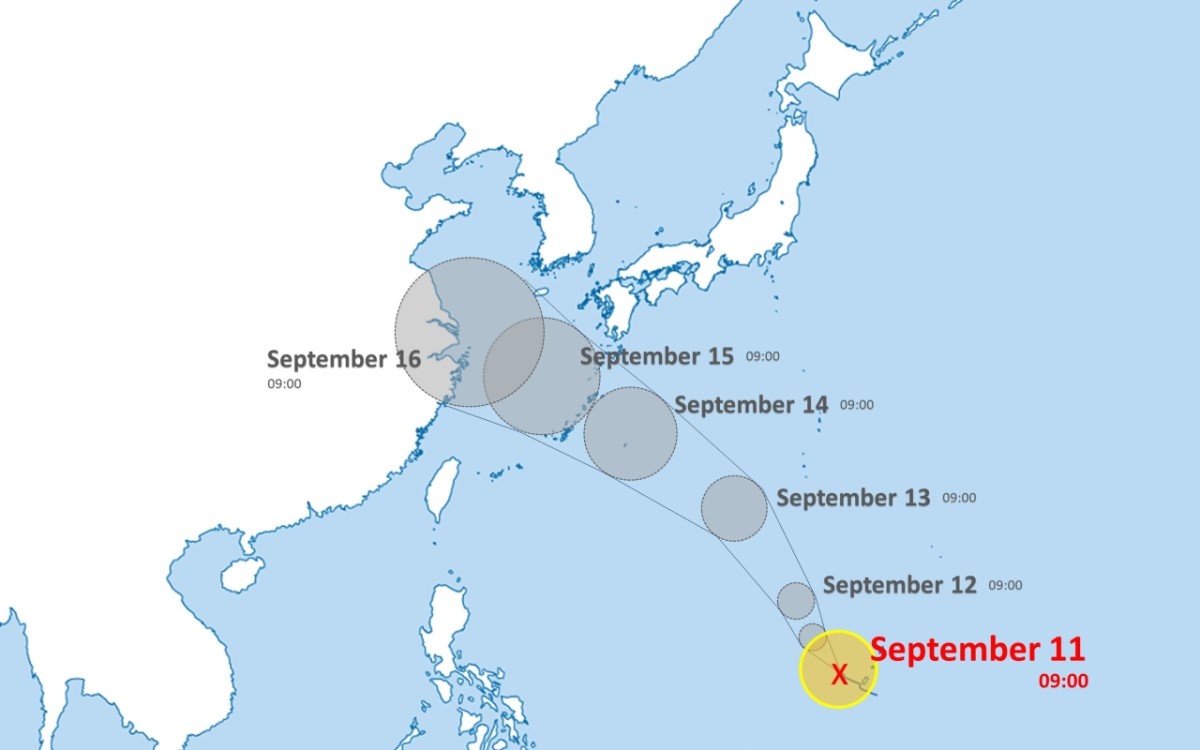 Typhoon Bebinca Could Approach Southern Japan In Days; Heavy Storms