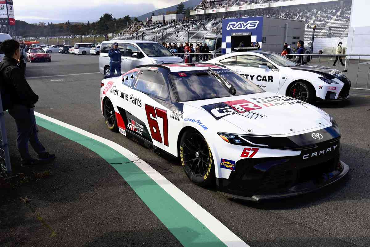 NASCAR Race Cars Roar Down Japan’s Fuji Speedway in Auto Culture Exchange