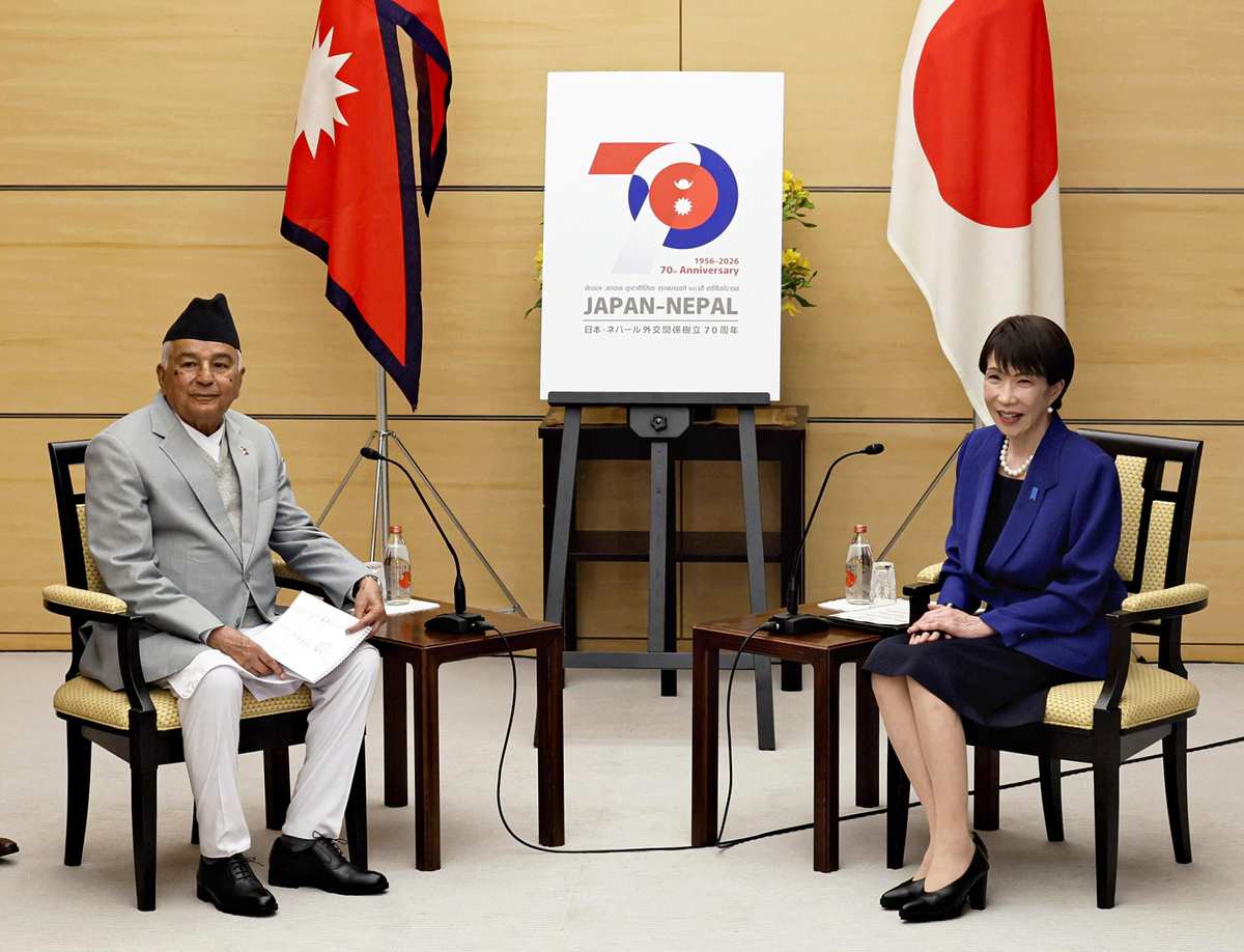 Japan, Nepal Agree to Strengthen Friendship; Nations’ Leaders Meet for Talks During Nepalese President’s First Official Japan Visit