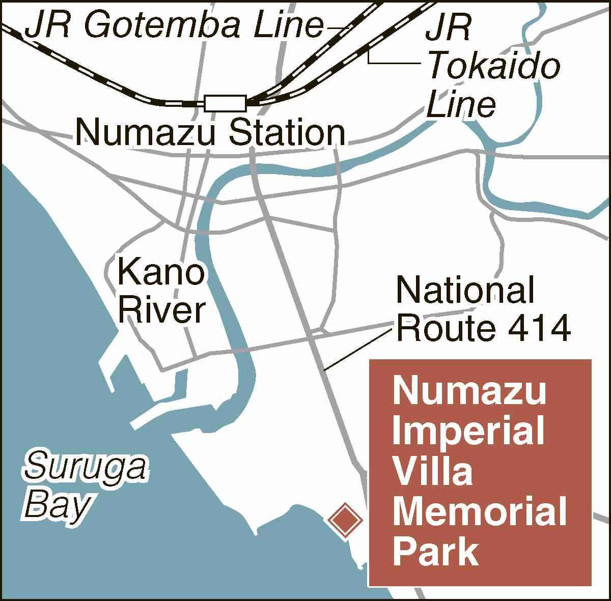 retro numazu map