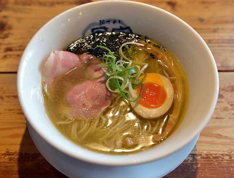 Aozora / Serving up classic salt ramen under nostalgic blue skies ...